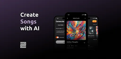 AI Song & Music Generator Zona background